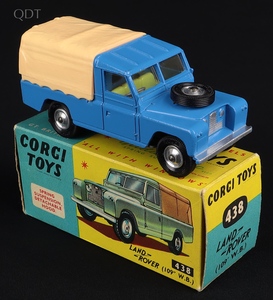 Corgi toys 438 landrover hh672 front