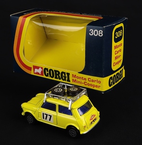 Corgi toys 308 monte carlo mini cooper hh680 back