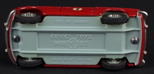 Corgi toys 327 mgb gt hh706 base