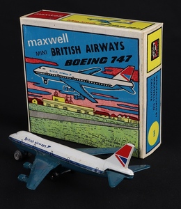 Maxwell mini 545 british airways boeing 747 hh707 back