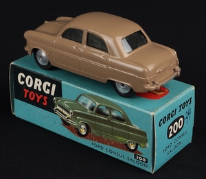 Corgi toys 200 ford consul saloon hh710 back