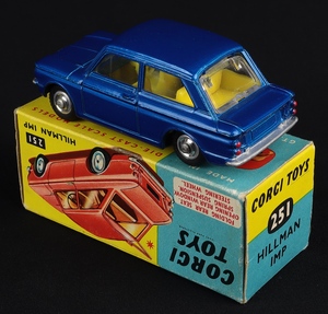 Corgi toys 251 hillman imp hh712 back