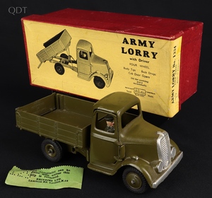 Britains 1334 4 wheel army lorry hh723 front