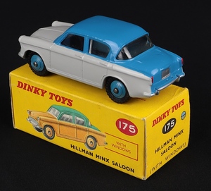 Dinky toys 175 hillman minx saloon hh734 back