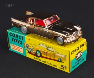 Corgi toys 211s studebaker golden hawk hh738 front