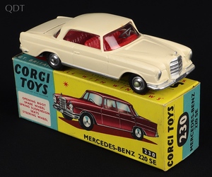 Corgi toys 230 mercedes benz 220 se hh740 front