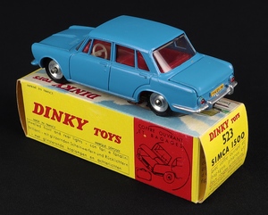 French dinky toys 523 simca 1500 hh749 back