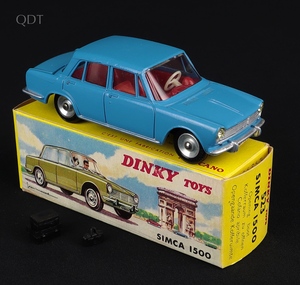 French dinky toys 523 simca 1500 hh749 front