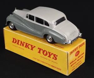 French dinky 551 rolls royce silver wraith hh750 back