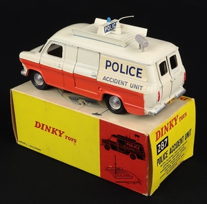 Dinky toys 287 police accident unit j369 back