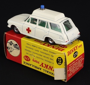 Dinky toys 278 vauxhall ambulance j369 back