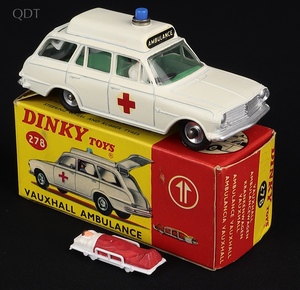 Dinky toys 278 vauxhall ambulance j369 front