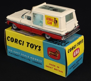 Corgi toys 486 chevrolet kennel wagon b671 back