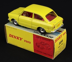 French dinky 509 fiat 850 b673 back