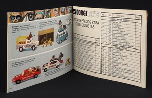 Corgi toys catalogue dispenser 1972 cc451 pages