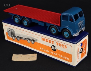 Dinky toys 502 foden flat truck hh778 front