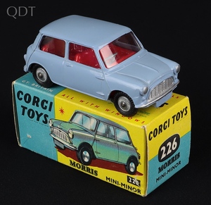 Corgi toys 226 morris mini minor hh812 front