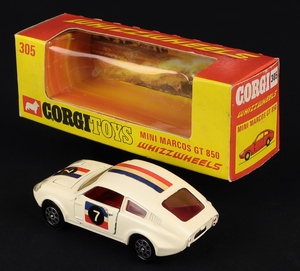 Corgi toys 305 mini marcos gt 850 hh806 back