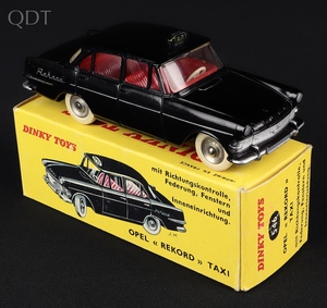 French dinky toys 546 opel rekord taxi hh809 front