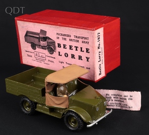 Britains 1877 beetle lorry hh816 front