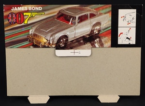 Corgi toys 271 james bond aston martin hh821 headercard