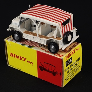 Dinky toys 106 the prisoner mini moke hh825 back