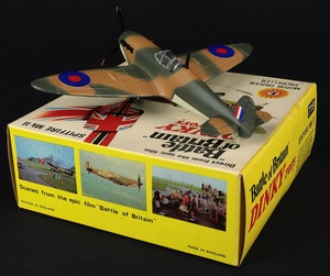 Dinky toys battle of britain display 721 junkers 719 spitfire hh824 back spitfire