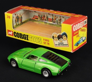 Corgi toys 316 ford gt 70 hh837 back