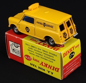 Dinky toys 274 aa mini van hh840 back