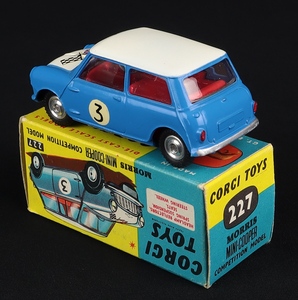 Corgi toys 227 moris mini cooper competition r374 back