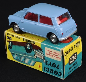 Corgi toys 226 morris mini minor r373 back