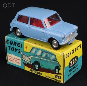 Corgi toys 226 morris mini minor r373 front