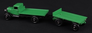 Dinky toys 25t flat truck & trailer hh849 back