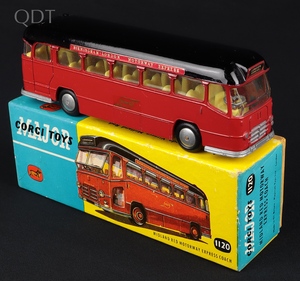 Corgi toys 1120 midland red motorway express coach hh860 front