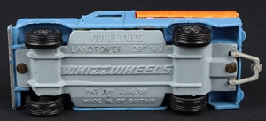 Corgi prototype landrover blue hh872 base