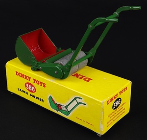 Dinky toys 386 lawn mower hh884 back