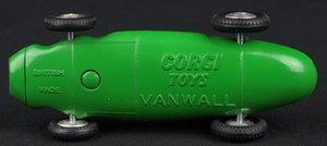 Corgi toys 150 vanwall formula 1 car grand prix hh888 base