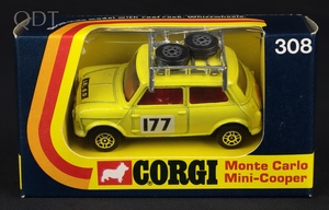 Corgi toys 308 monte carlo mini cooper hh908 front