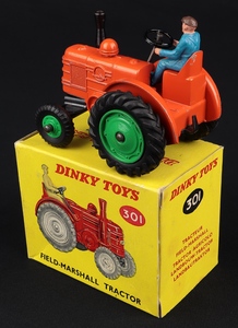 Dinky toys 301 field marshall tractor hh928 back