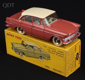 French dinky toys 554 opel rekord hh987 front