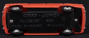 French dinky junior 101 peugeot 404 hh991 base