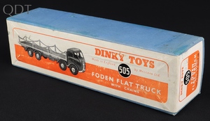 Empty box dinky toys 505 foden chains jj20 front