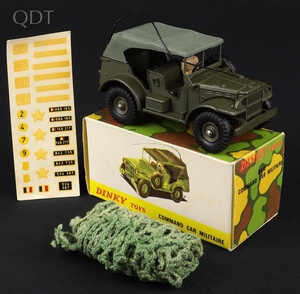 French dinky toys 810 military command car jj27 front