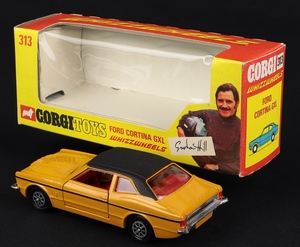 Corgi toys 313 graham hill's ford cortina jj35 back