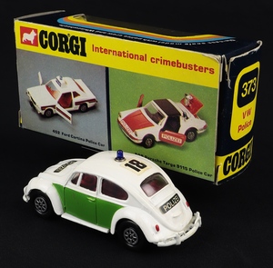 Corgi toys 373 vw police polizei jj36 back