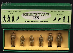 Dinky toys 160 royal artillery personnel jj50 front