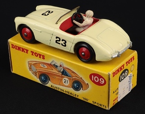 Dinky toys 109 austin healey 100 sports jj56 back