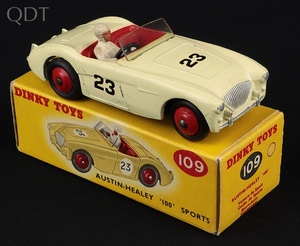 Dinky toys 109 austin healey 100 sports jj56 front