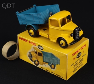 Dinky toys 25m 410 bedford end tipper jj57 front