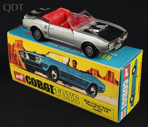 Corgi toys 343 pontiac firebird jj67 front